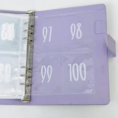 Custom 100 Envelope Challenge Binder-Easy And Fun Way To Save $5,050