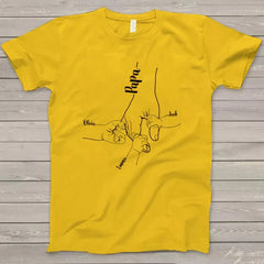 Personalized Names Hands Grandkids Papa Sweatshirt