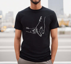 Personalized Names Hands Grandkids Papa Sweatshirt