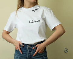 Personalized Name Mama T-shirt