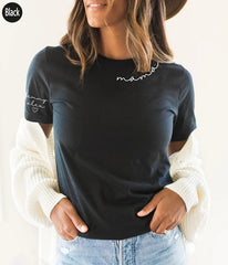 Personalized Name Mama T-shirt