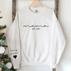 Personalized Name Mama Sweatshirt