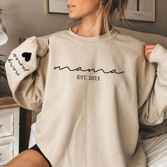 Personalized Name Mama Sweatshirt