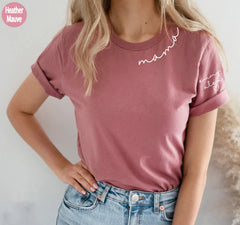 Personalized Name Mama T-shirt
