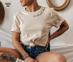 Personalized Name Mama T-shirt