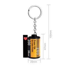 Custom Drive Safe Film Roll Keychain For Your Love