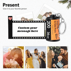 Custom Drive Safe Film Roll Keychain For Your Love