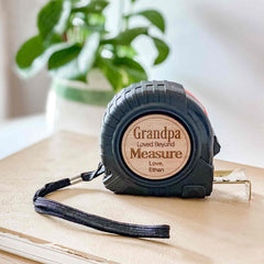 Personalized Tape Measure Hammer Set - Best Gift For Father's Day