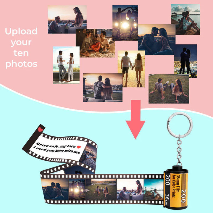 Custom Drive Safe Film Roll Keychain For Your Love – kookiea