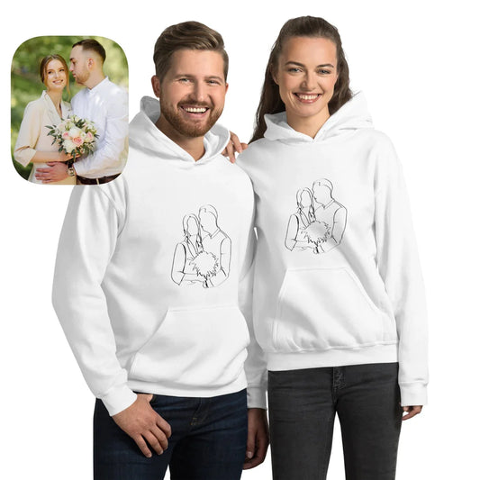 Custom Outline Photo Sweatshirt